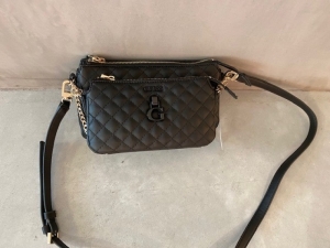 rue rose dbl pouch crossbody z zwart