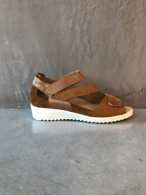 daim cognac damessandaal cognac