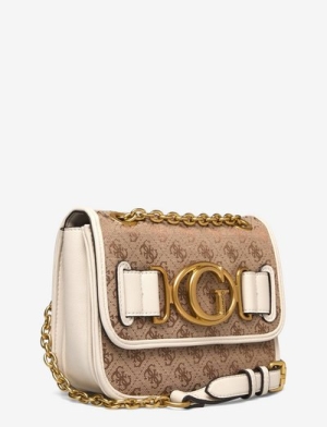 aileen crossbody flap ivory bruin logo