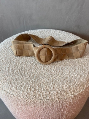 beige dain damesriem 