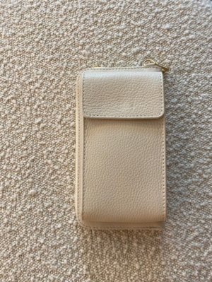 telefoontasje beige beige