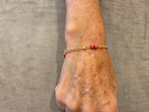 armband roos goud 