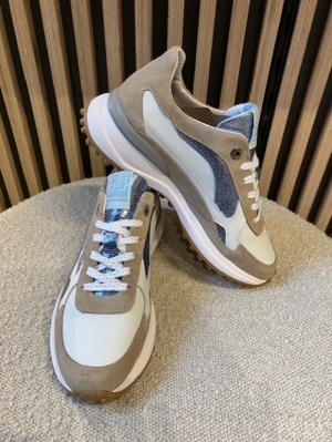 noppi 34.01 taupe beige/wit
