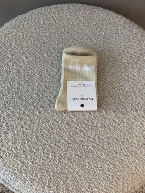glitter kous goud happiness goud