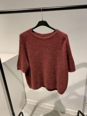 truitje korte mouw oud roze