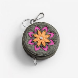 mandala ziparound coin groen