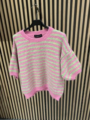 streep roze groen roze
