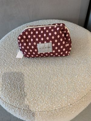 toilettasje la vie en rose bordeaux