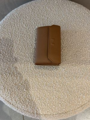 damesportemonnee cognac